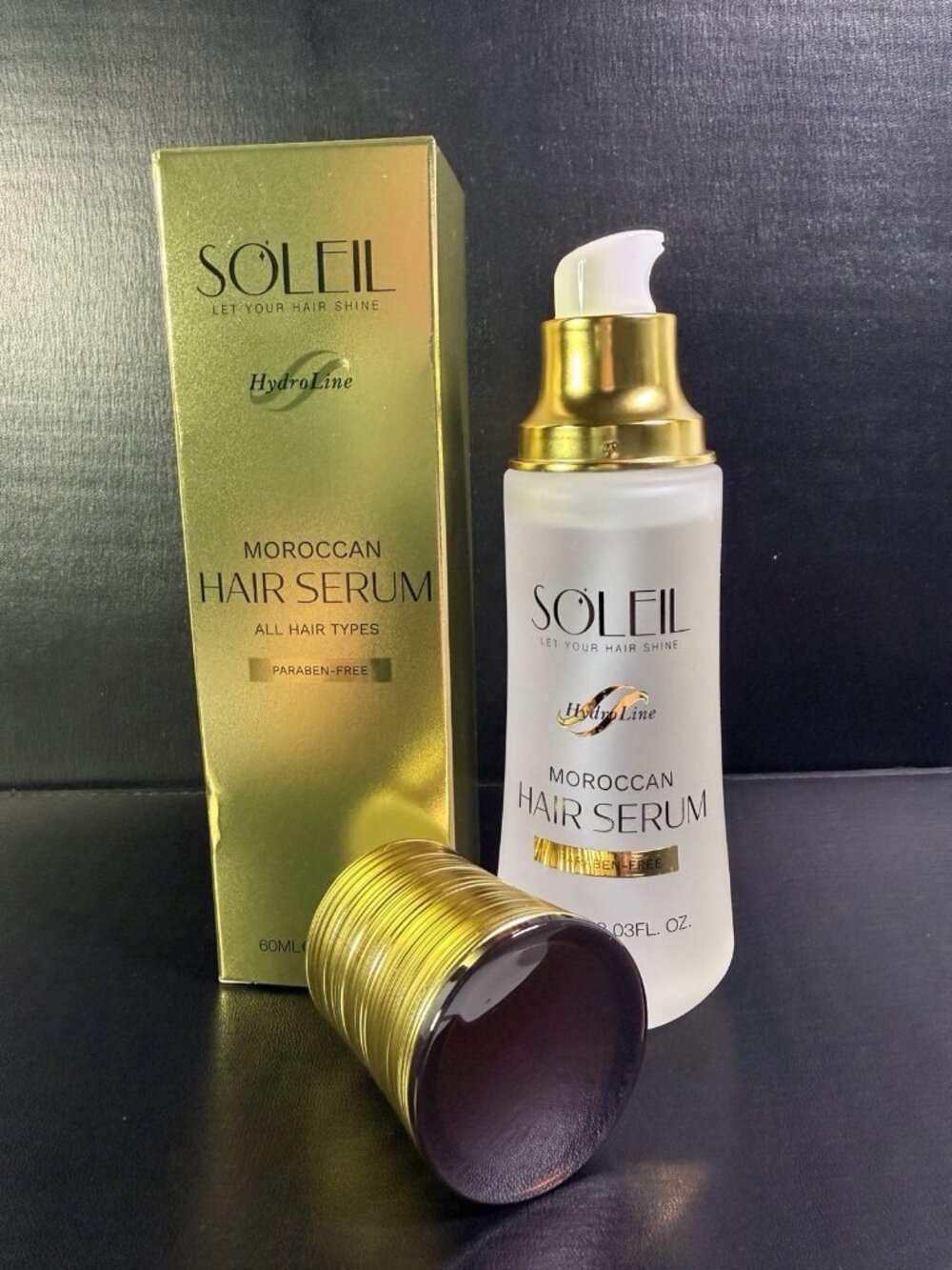 Soleil Hydro Line Moroccan Hair Serum 60mL All Hair Types Paraben‑Free